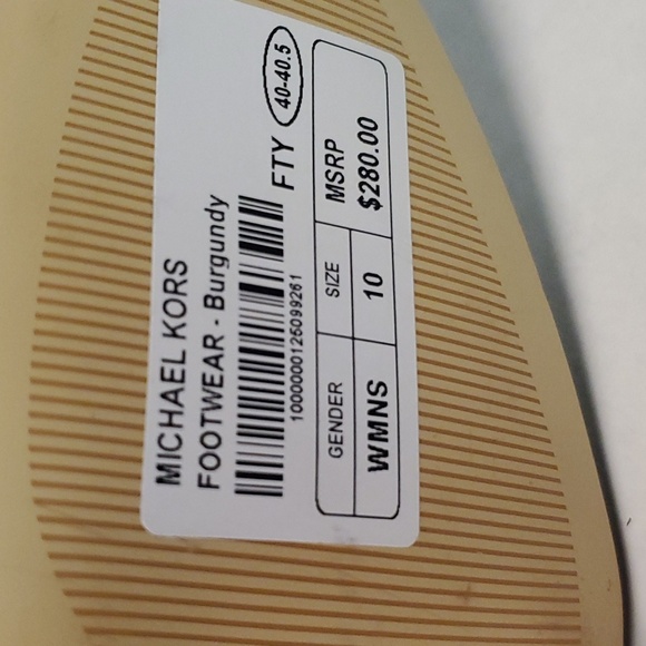 Michael Kors Lottie boots brown color woman's size 9 nwot side zipper Heels Fall - Picture 16 of 16